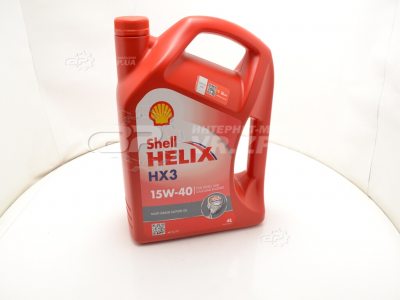 Масло моторное Shell helix 15W40 4л (минер). VR.ZP.UA В наличии
