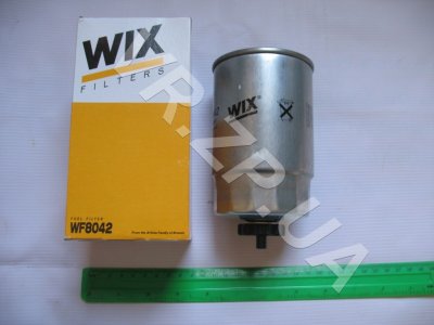 Фільтр паливний з відстійником (ГАЗ 3309) WIX 8042 ТАТА-613. VR.ZP.UA В наявності