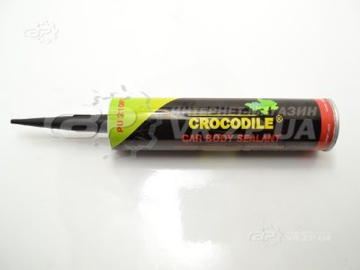 Герметик (Клей) поліуретановий 'Крокодил' 310мл. чорний. VR.ZP.UA В наявності
