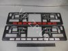 Рамка номерного знака комплект 2 штуки с катафотом Рамка номерного знака комплект 2 штуки с катафотом