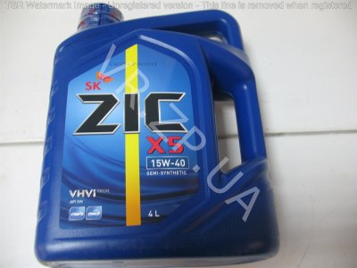 Масло моторное ZIC X5(А) 15W40 4 л (полусинтетика). VR.ZP.UA Нет в наличии