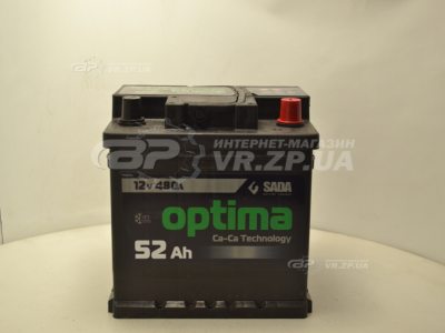 Аккумулятор 6 ст 52 А-/+. VR.ZP.UA В наявності