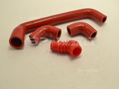 Шланг вентиляції 406 двигун ГАЗ 2217 Соболь, 2705, 3302 Газель, 3110, 31105 Волга (комплект) силікон