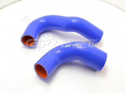 Комплект патрубков ГАЗ 3309 (дв. 245) силикон (к-т 2 шт) (Motorist ...