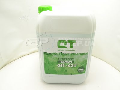 Антифриз QT-Oil G-11 (зеленый) 10л -42С. VR.ZP.UA Нет в наличии