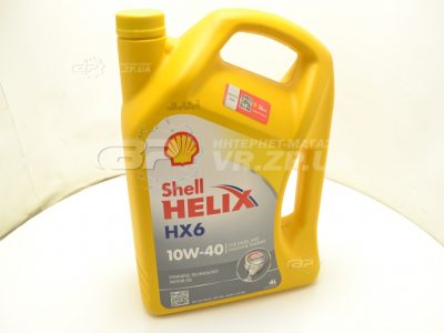 Олива моторна Shell helix plus 10W40 HX-6 4л (напівсинтетика). VR.ZP.UA В наявності