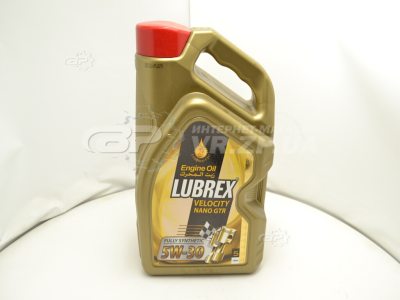 Олива моторна LUBREX 5W-30 VELOCITY NANO GTR  5 літрів. VR.ZP.UA В наявності