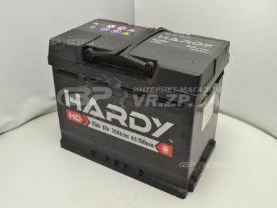 Аккумулятор 6 ст 75 Hardy -/+. VR.ZP.UA В наличии