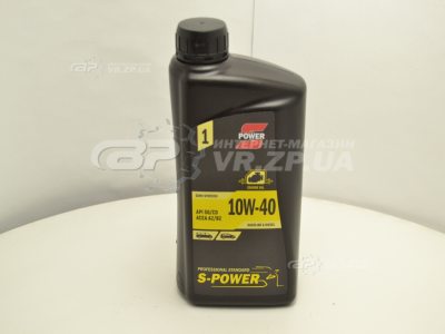 Масло моторное S-Power Standard 10W40 1л (полусинтетика). VR.ZP.UA В наличии