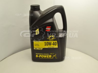 Масло моторное S-Power Standard 10W40 5л (полусинтетика). VR.ZP.UA В наличии