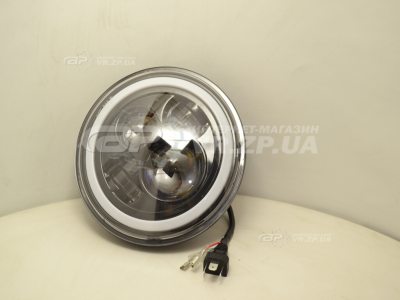 Фара ГАЗ, КаМАЗ, ВАЗ, УАЗ LED з обідком 12/24V. VR.ZP.UA В наявності