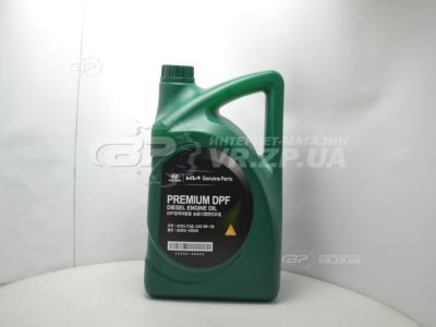 Олива моторна Mobis 5W-30 6 літрів Premium DPF Diesel ACEA C3 синтетика. VR.ZP.UA В наявності Олива моторна Mobis 5W-30 6 літрів Premium DPF Diesel ACEA C3 синтетика. VR.ZP.UA В наявності