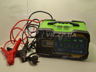 Зарядний пристрій 12-24V, 12A, 75A/12V (старт), цифрова панель LED Armer. VR.ZP.UA Немає в наявності
