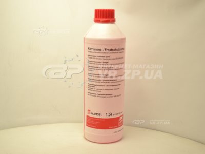 Антифриз концентрат FEBI  (-80) G-12 (красный) 1. 5 литра. VR.ZP.UA В наличии