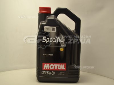 Масло моторное Motul Specific 0720 5W30 5л.. VR.ZP.UA В наличии