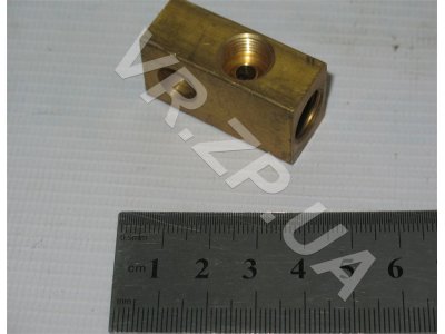 Тройник тормозной трубки газель